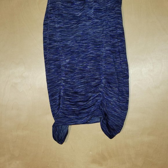 Athleta Blue Purple Razorback Gathered Front Sports Tank Top Women Size S - Picture 8 of 9